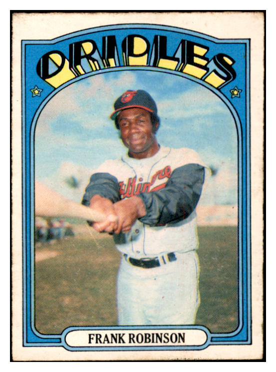 1972 O Pee Chee #100 Frank Robinson Orioles VG 536306