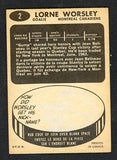 1965 Topps Hockey #002 Gump Worsley Canadiens EX 536309