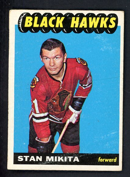 1965 Topps Hockey #060 Stan Mikita Black Hawks VG-EX 536313