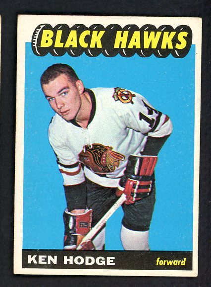 1965 Topps Hockey #065 Ken Hodge Black Hawks EX 536314