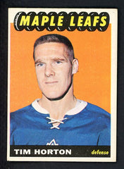 1965 Topps Hockey #079 Tim Horton Maple Leafs EX 536316