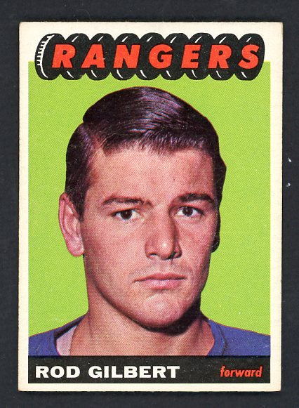 1965 Topps Hockey #091 Rod Gilbert Rangers EX 536318