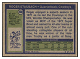 1972 Topps Football #200 Roger Staubach Cowboys VG-EX 536329