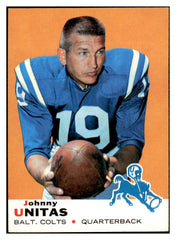 1969 Topps Football #025 John Unitas Colts EX-MT 536330