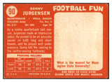 1958 Topps Football #090 Sonny Jurgensen Eagles VG-EX 536332