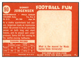 1958 Topps Football #090 Sonny Jurgensen Eagles VG-EX 536333