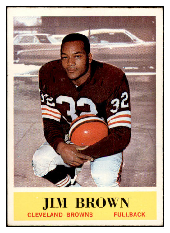 1964 Philadelphia Football #030 Jim Brown Browns VG-EX 536336