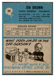 1964 Philadelphia Football #030 Jim Brown Browns VG-EX 536336