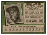 1971 Topps Baseball #400 Hank Aaron Braves VG-EX 536338