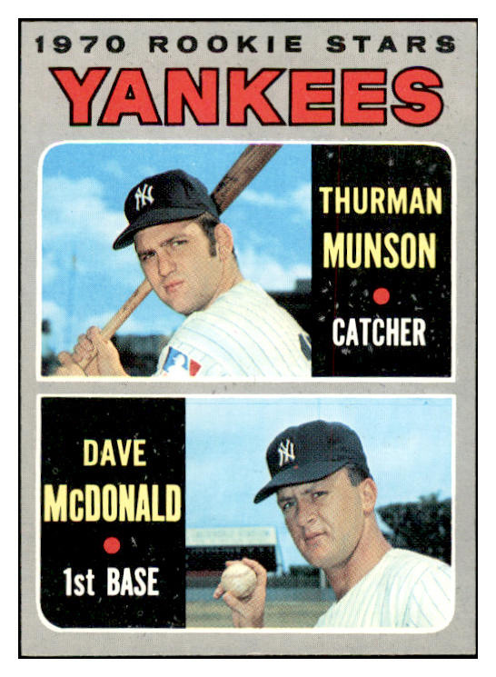 1970 Topps Baseball #189 Thurman Munson Yankees EX-MT 536348