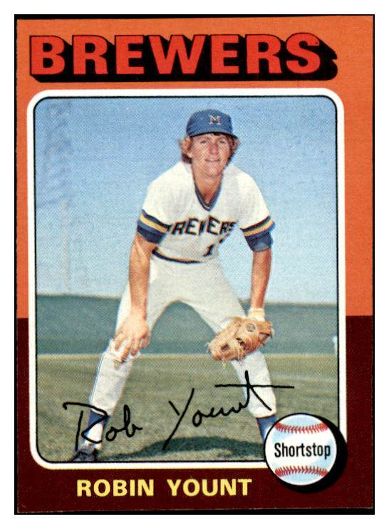 1975 Topps Baseball #223 Robin Yount Brewers EX 536358