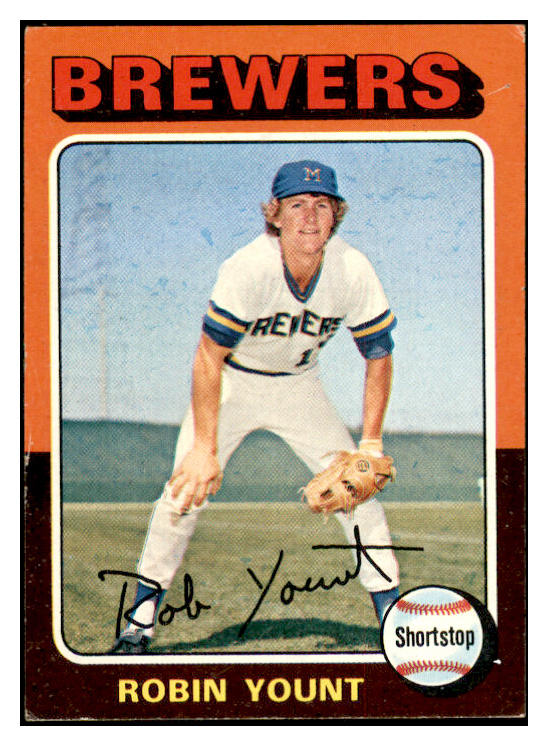 1975 Topps Baseball #223 Robin Yount Brewers EX 536359