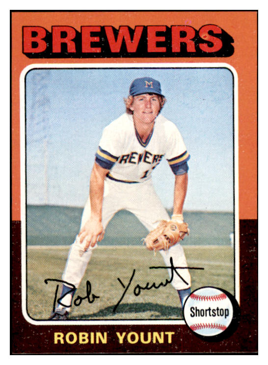 1975 Topps Baseball #223 Robin Yount Brewers EX-MT 536361