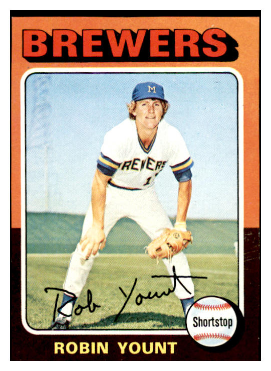 1975 Topps Baseball #223 Robin Yount Brewers VG-EX 536362