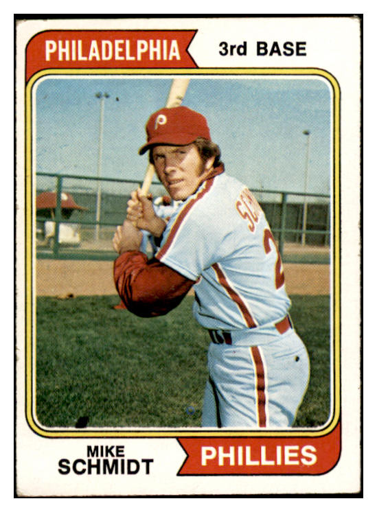 1974 Topps Baseball #283 Mike Schmidt Phillies VG-EX 536365