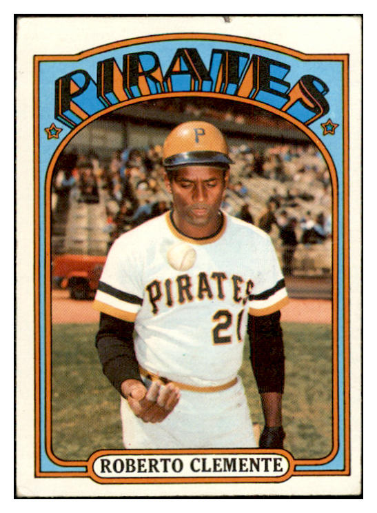 1972 Topps Baseball #309 Roberto Clemente Pirates VG-EX 536376