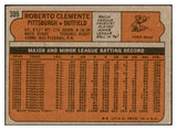 1972 Topps Baseball #309 Roberto Clemente Pirates VG-EX 536376
