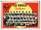 1959 Topps Baseball #457 Los Angeles Dodgers Team VG-EX 536381