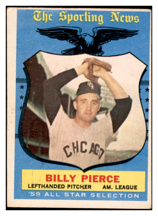 1959 Topps Baseball #572 Billy Pierce A.S. White Sox VG-EX 536383