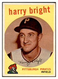 1959 Topps Baseball #523 Harry Bright Pirates EX-MT 536387