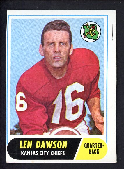 1968 Topps Football #171 Len Dawson Chiefs VG-EX 536391