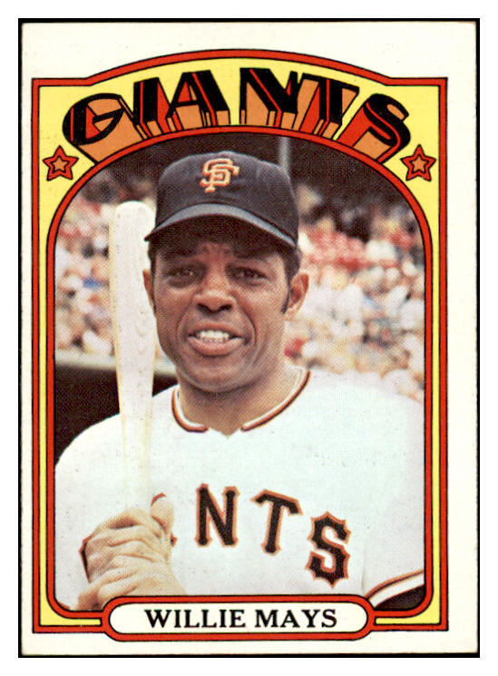 1972 Topps Baseball #049 Willie Mays Giants EX-MT 536396