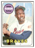 1969 Topps Baseball #100 Hank Aaron Braves EX-MT 536398