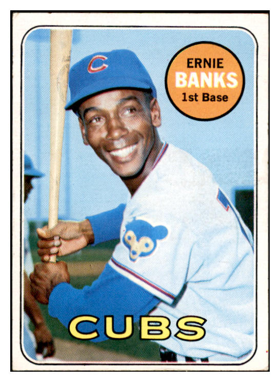 1969 Topps Baseball #020 Ernie Banks Cubs EX 536402