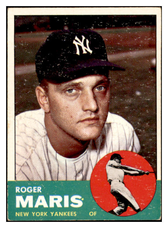 1963 Topps Baseball #120 Roger Maris Yankees VG 536408