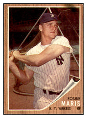 1962 Topps Baseball #001 Roger Maris Yankees VG/VG-EX 536409