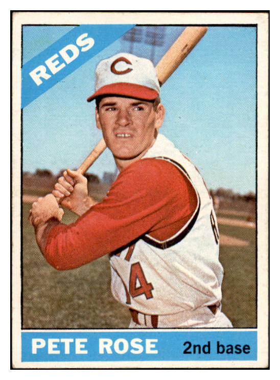 1966 Topps Baseball #030 Pete Rose Reds VG-EX 536421