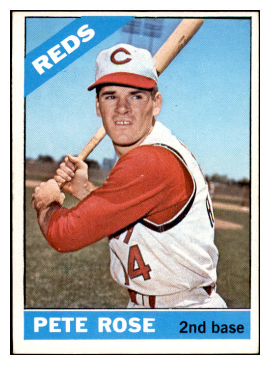 1966 Topps Baseball #030 Pete Rose Reds VG-EX 536423