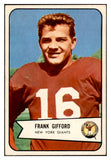 1954 Bowman Football #055 Frank Gifford Giants EX-MT 536436