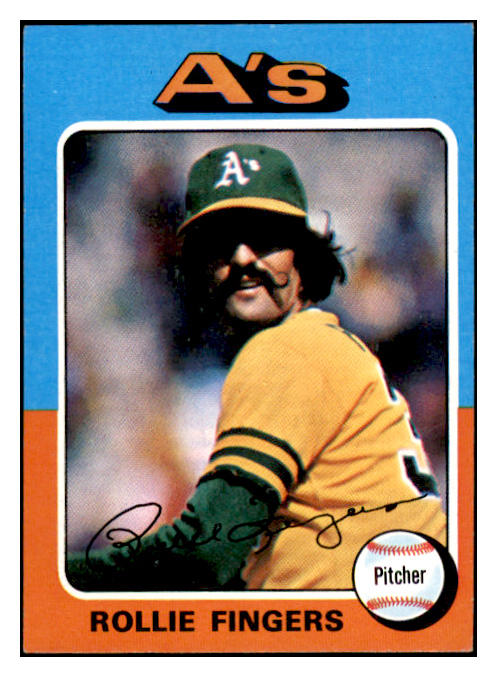 1975 Topps Mini Baseball #021 Rollie Fingers A's VG-EX 536439