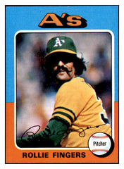 1975 Topps Mini Baseball #021 Rollie Fingers A's VG-EX 536439