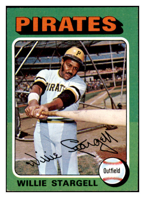 1975 Topps Mini Baseball #100 Willie Stargell Pirates EX 536443