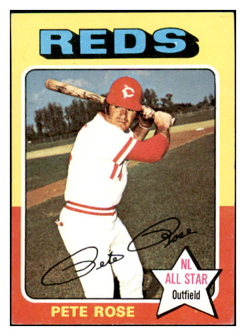 1975 Topps Mini Baseball #320 Pete Rose Reds EX+/EX-MT 536444