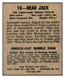 1948 Leaf Boxing #013 Beau Jack Boxer VG-EX 536448