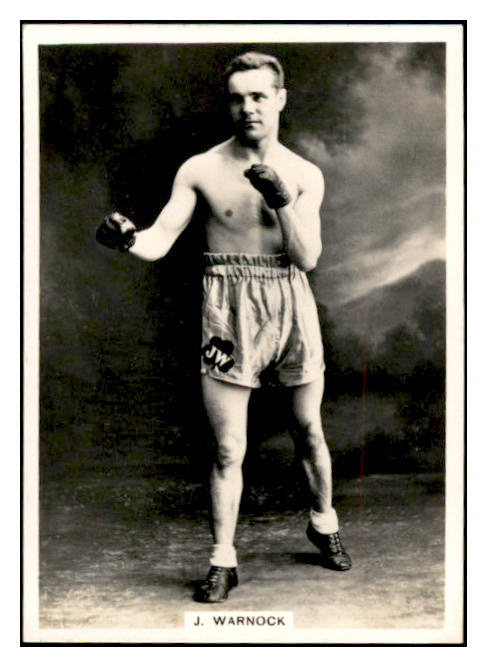 1937 Ardath Topical Interest Jim Warnock Boxer EX-MT 536451