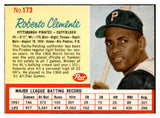 1962 Post Baseball #173 Roberto Clemente Pirates EX 536463