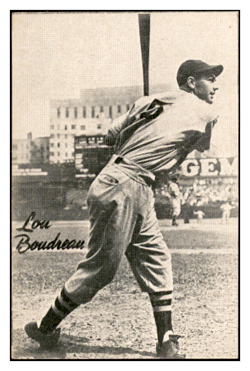 1947 Homogenized Bond Lou Boudreau Indians EX-MT 536468