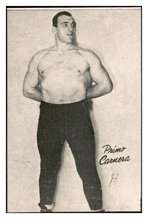 1947 Homogenized Bond Primo Carnera Wrestler EX-MT 536469