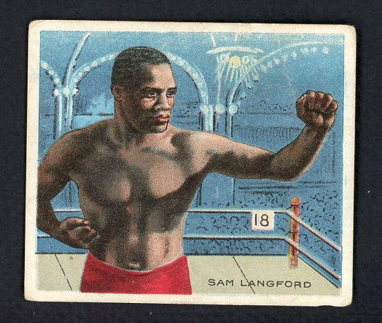 1910 T218 Mecca Sam Langford Boxer VG 536472