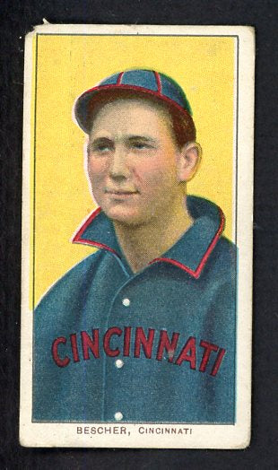 1909-11 T206 T 206 Bob Bescher Reds Good 536487