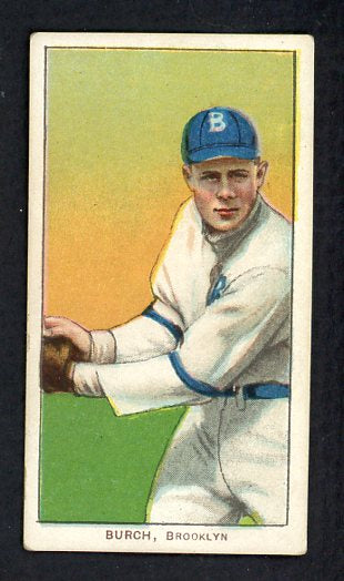 1909-11 T206 T 206 Al Burch Dodgers VG-EX 536491