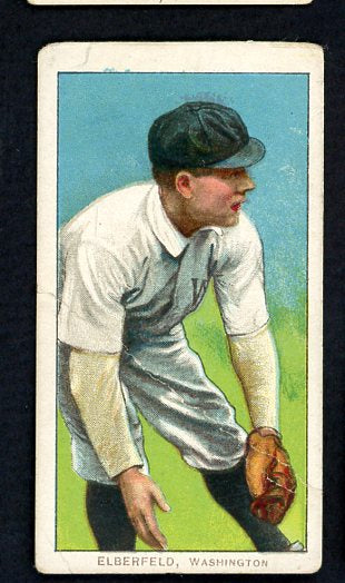 1909-11 T206 T 206 Kid Elberfeld Senators VG 536515