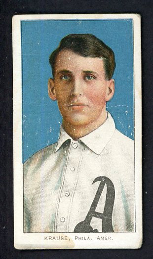 1909-11 T206 T 206 Harry Krause A's VG 536542