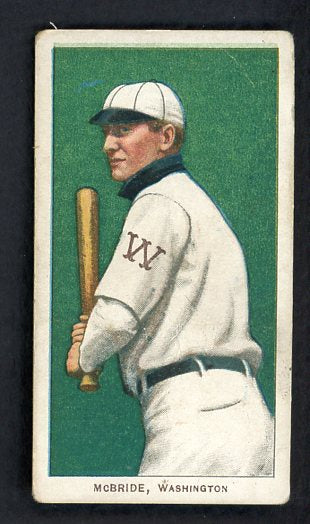 1909-11 T206 T 206 George McBride Senators VG 536556