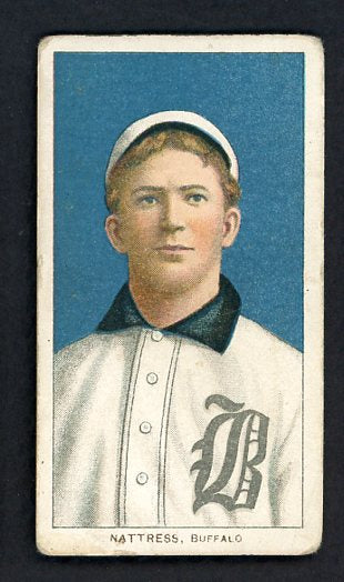 1909-11 T206 T 206 Billy Nattress Buffalo VG 536565
