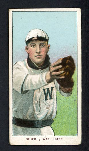 1909-11 T206 T 206 Bill Shipke Senators VG 536591